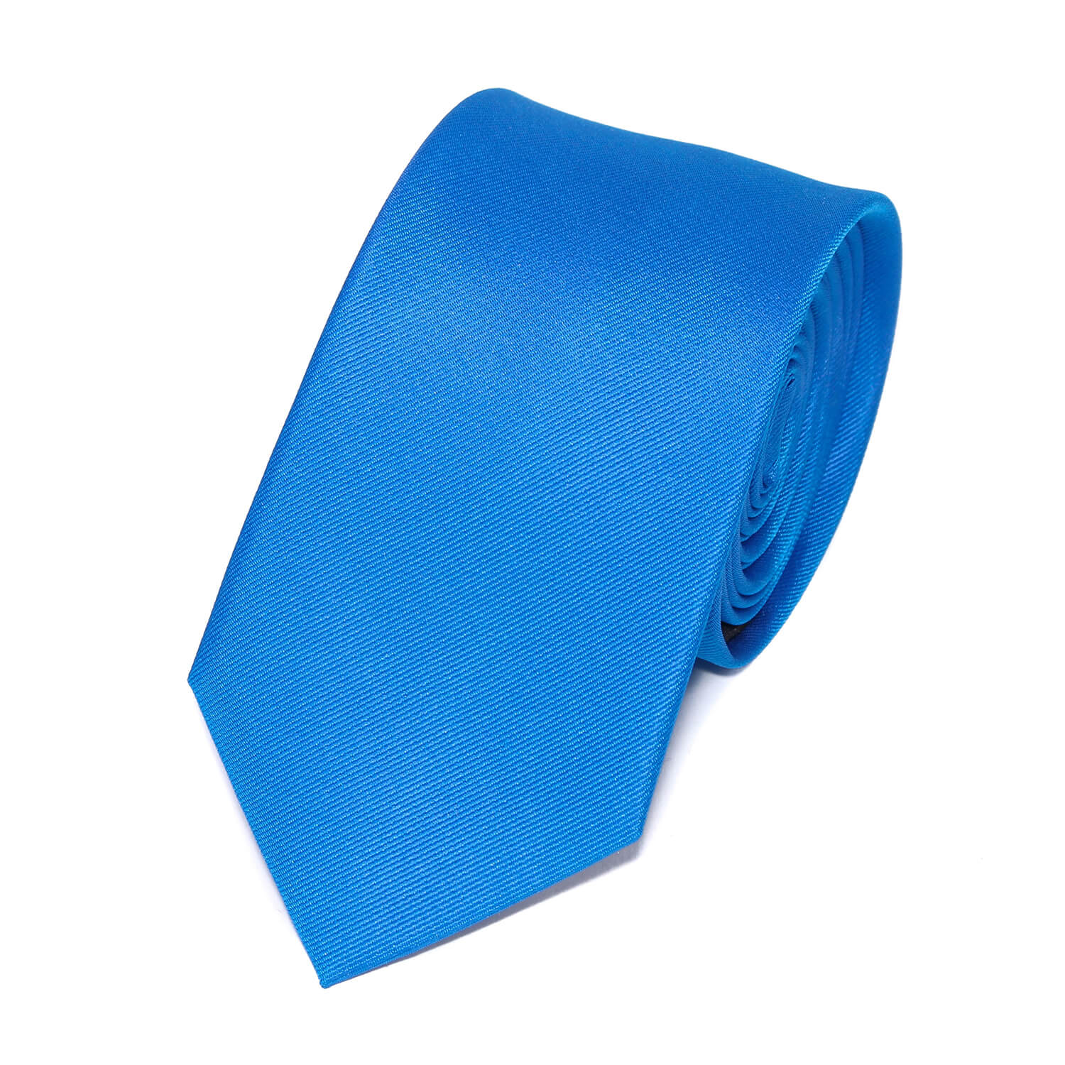 Cravate Bleu Roi Unie en Soie