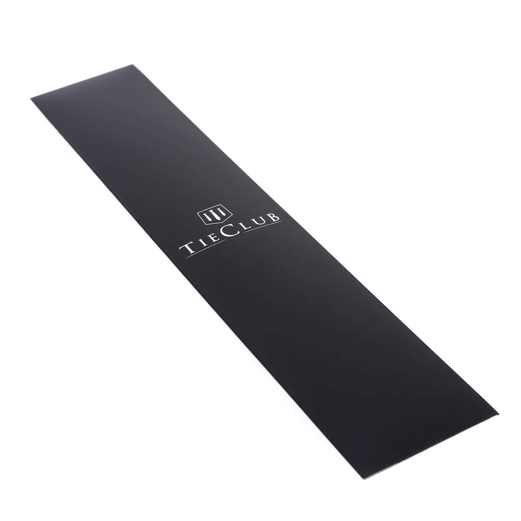 Cravate Tricot Noire Unie en Soie